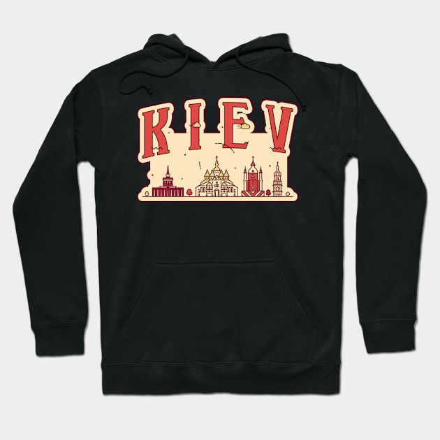 Kiev city Hoodie by SerenityByAlex